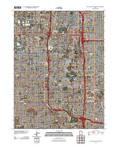 Salt Lake City South 2011 topographic map thumbnail
