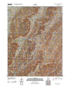 Short Canyon 2010 topographic map thumbnail
