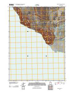 Rozel Point 2011 topographic map thumbnail