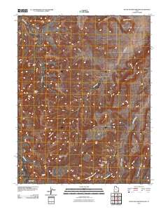 South Six-shooter Peak 2010 topographic map thumbnail