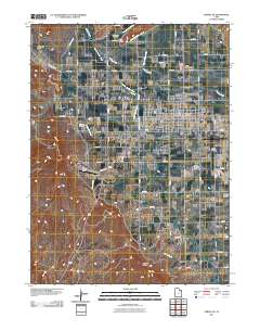 Vernal NE 2011 topographic map thumbnail
