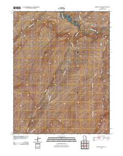 Spring Canyon 2011 topographic map thumbnail
