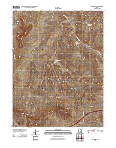The Wickiup 2011 topographic map thumbnail