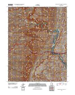 Spotted Wolf Canyon 2010 topographic map thumbnail