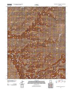 Slickhorn Canyon East 2011 topographic map thumbnail