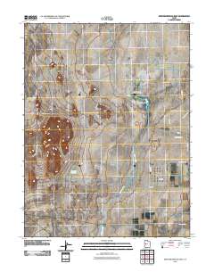 Smelter Knolls East 2010 topographic map thumbnail