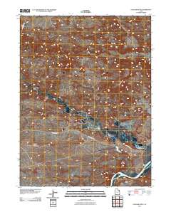 Uteland Butte 2011 topographic map thumbnail