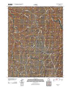 Rainbow 2011 topographic map thumbnail