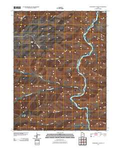 Steer Ridge Canyon 2011 topographic map thumbnail