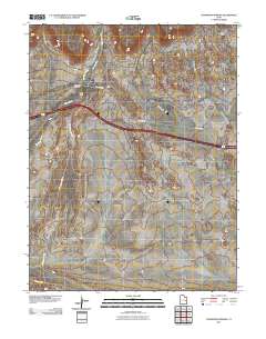 Thompson Springs 2011 topographic map thumbnail