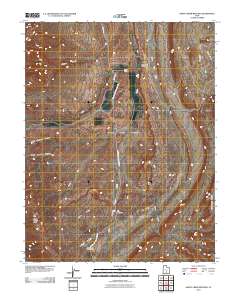 Sandy Creek Benches 2010 topographic map thumbnail