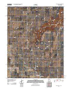 Piute Knoll 2011 topographic map thumbnail