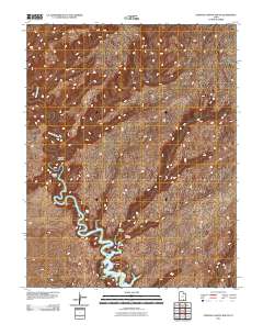 Stevens Canyon South 2011 topographic map thumbnail