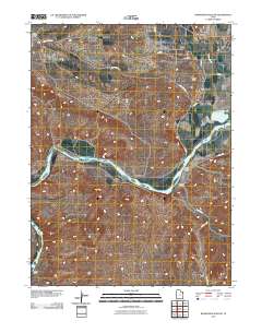 Rasmussen Hollow 2011 topographic map thumbnail