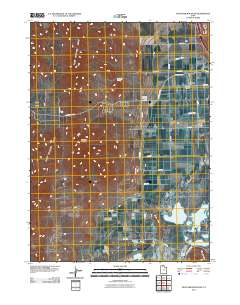 Thatcher Mountain 2011 topographic map thumbnail