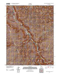 Trough Springs Canyon 2010 topographic map thumbnail