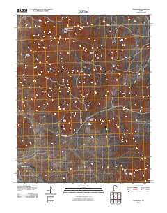 Silver Peak 2011 topographic map thumbnail