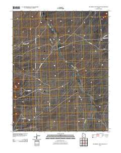 Steamboat Mountain SW 2010 topographic map thumbnail