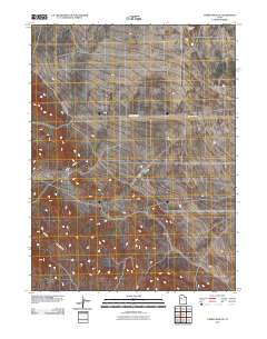 Tabbys Peak SE 2011 topographic map thumbnail