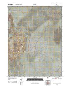 Wildcat Mountain NW 2010 topographic map thumbnail
