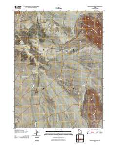 Pigeon Mountain 2011 topographic map thumbnail
