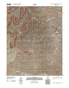 Lost Spring Mountain East 2011 topographic map thumbnail