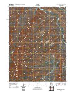 Porcupine Ridge 2010 topographic map thumbnail
