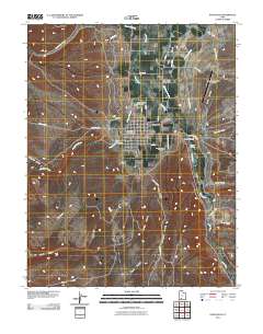 Panguitch 2011 topographic map thumbnail
