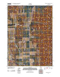 Ridgedale Pass 2011 topographic map thumbnail