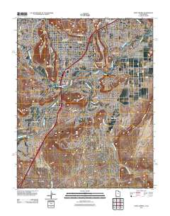 Saint George 2011 topographic map thumbnail
