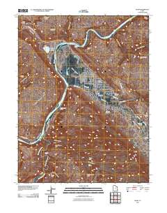 Moab 2011 topographic map thumbnail