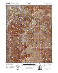 Mussentuchit Flat 2011 topographic map thumbnail