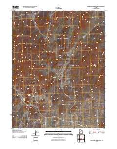 Mountain Spring Peak 2010 topographic map thumbnail