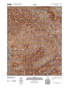 North Six-shooter Peak 2011 topographic map thumbnail