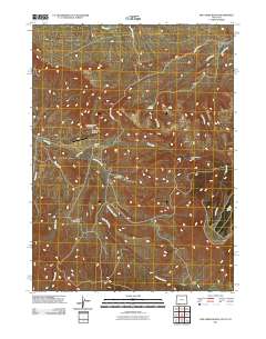 Red Creek Ranch 2011 topographic map thumbnail