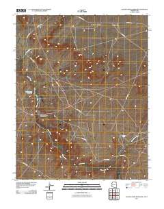 Walker Creek Reservoir 2011 topographic map thumbnail