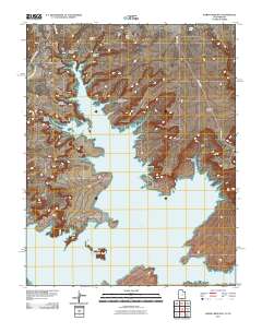 Warm Creek Bay 2011 topographic map thumbnail