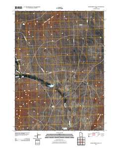 Warm Spring Hills 2011 topographic map thumbnail