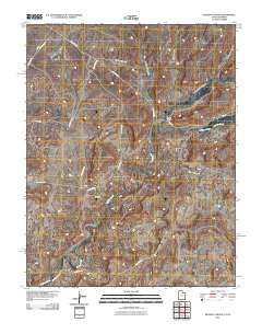 Wickiup Canyon 2011 topographic map thumbnail