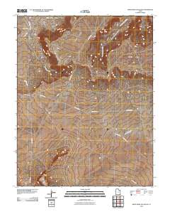 White Mesa Village SE 2010 topographic map thumbnail