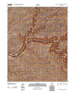 Slickhorn Canyon West 2011 topographic map thumbnail