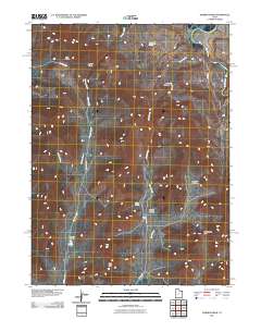Warren Draw 2011 topographic map thumbnail