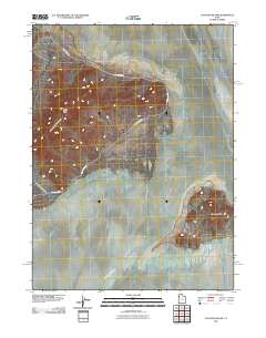 Floating Island 2010 topographic map thumbnail