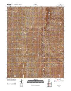 Oljato NE 2011 topographic map thumbnail