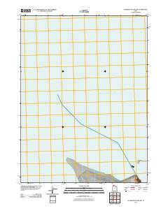 Gunnison Island SW 2011 topographic map thumbnail