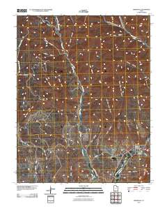Orderville 2010 topographic map thumbnail