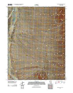 Miller Wash 2011 topographic map thumbnail
