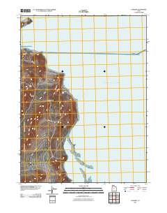 Lakeside 2011 topographic map thumbnail