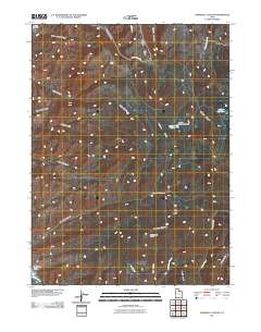 Crandall Canyon 2011 topographic map thumbnail