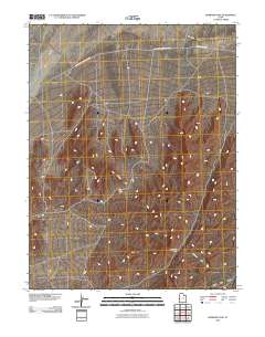 Burbank Pass 2010 topographic map thumbnail